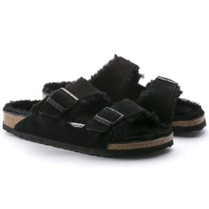 Arizona Shearling | Suede | Black