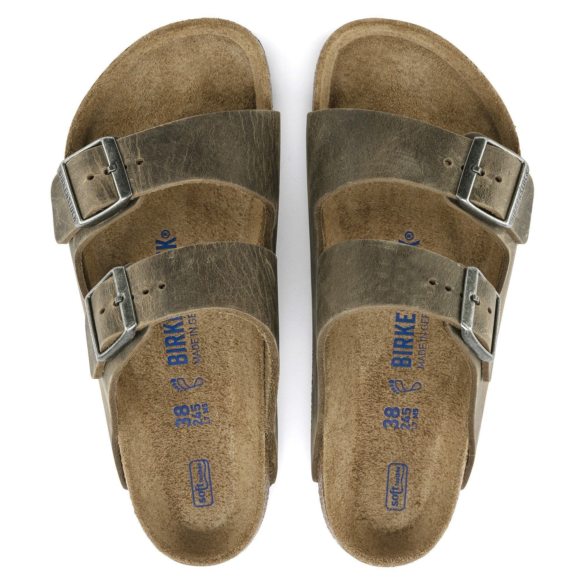 Arizona | Soft Footbed | Oiled Leather | Faded Khaki - Image 4