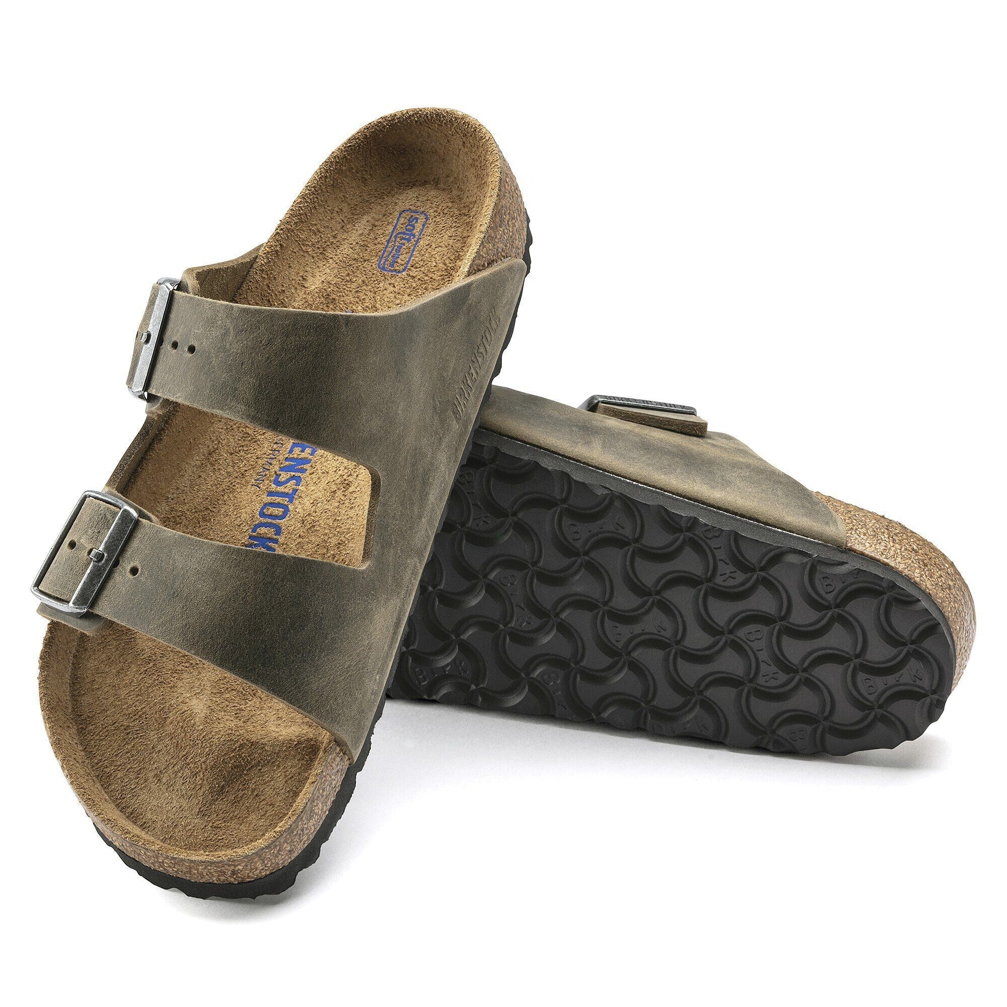 Arizona | Soft Footbed | Oiled Leather | Faded Khaki - Image 6