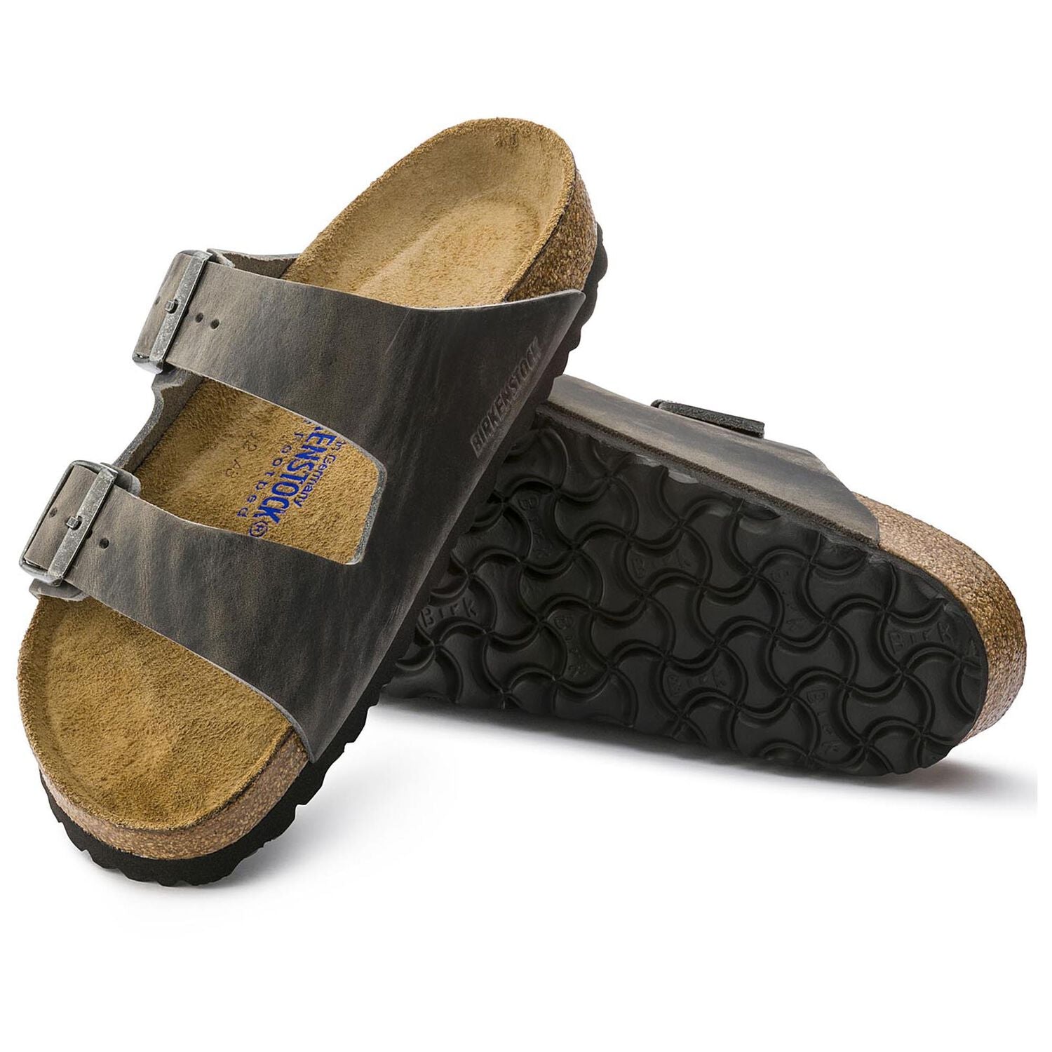 Arizona | Soft Footbed | Oiled Leather | Iron - Image 6