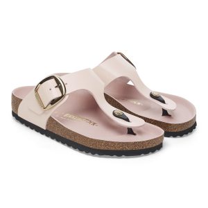 Gizeh Big Buckle | High-Shine Patent Leather | Light Rose