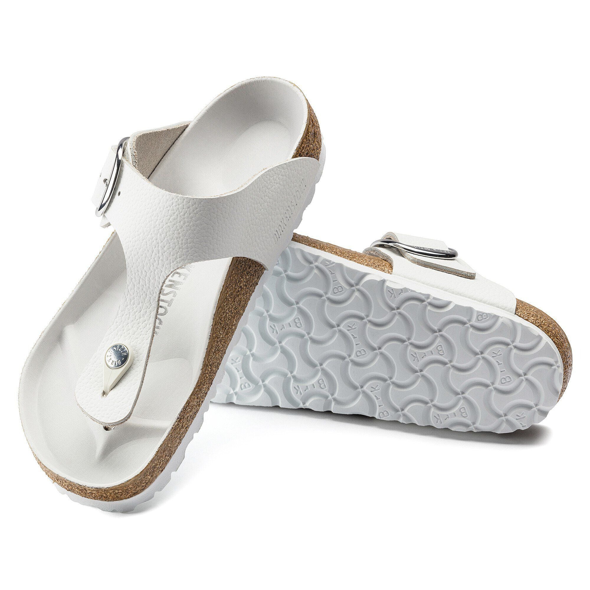 Gizeh Big Buckle | Leather | White - Image 6