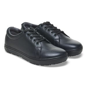 QO 500 Lace Up | Leather | Black/Black