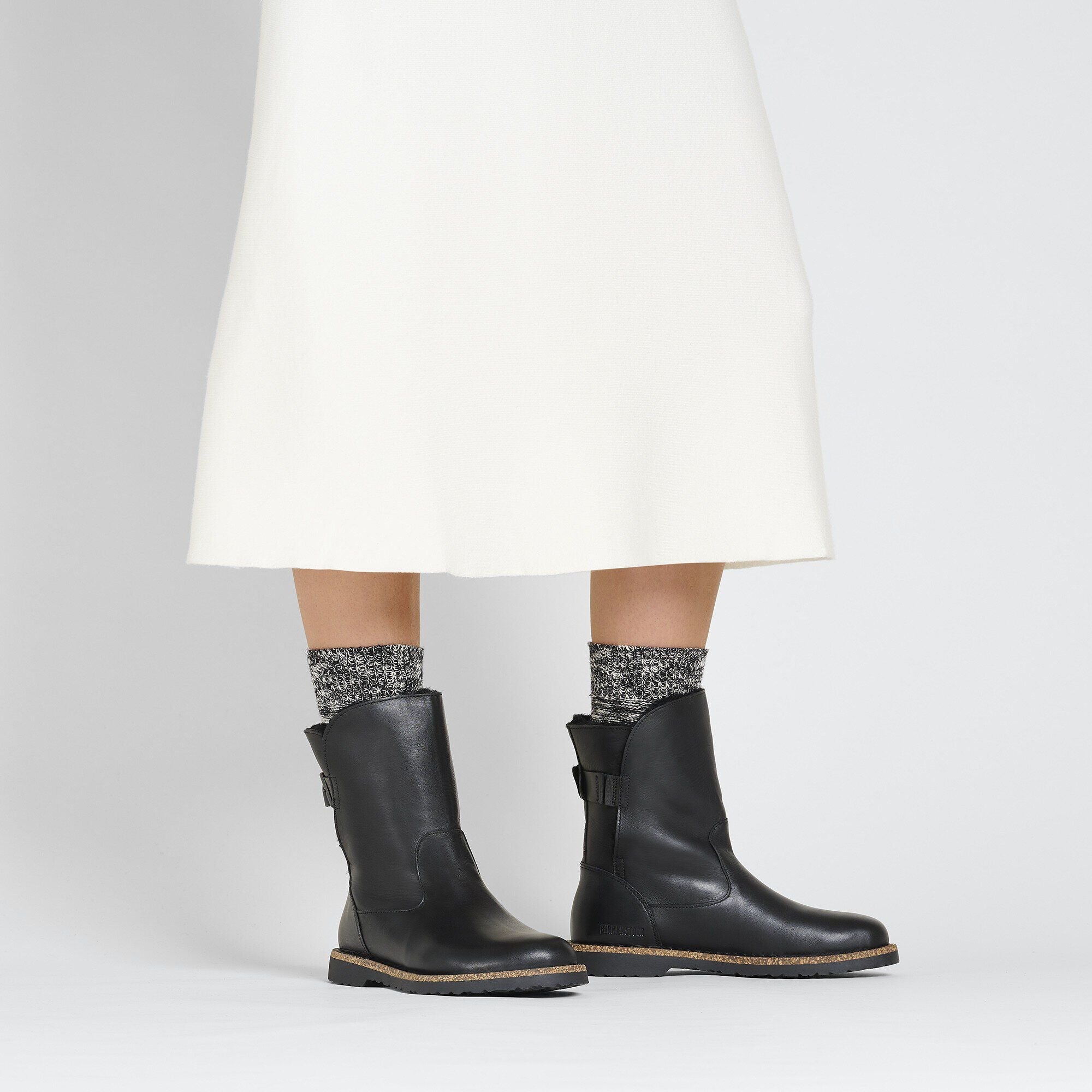 Uppsala Shearling | Leather/Shearling | Black - Image 3